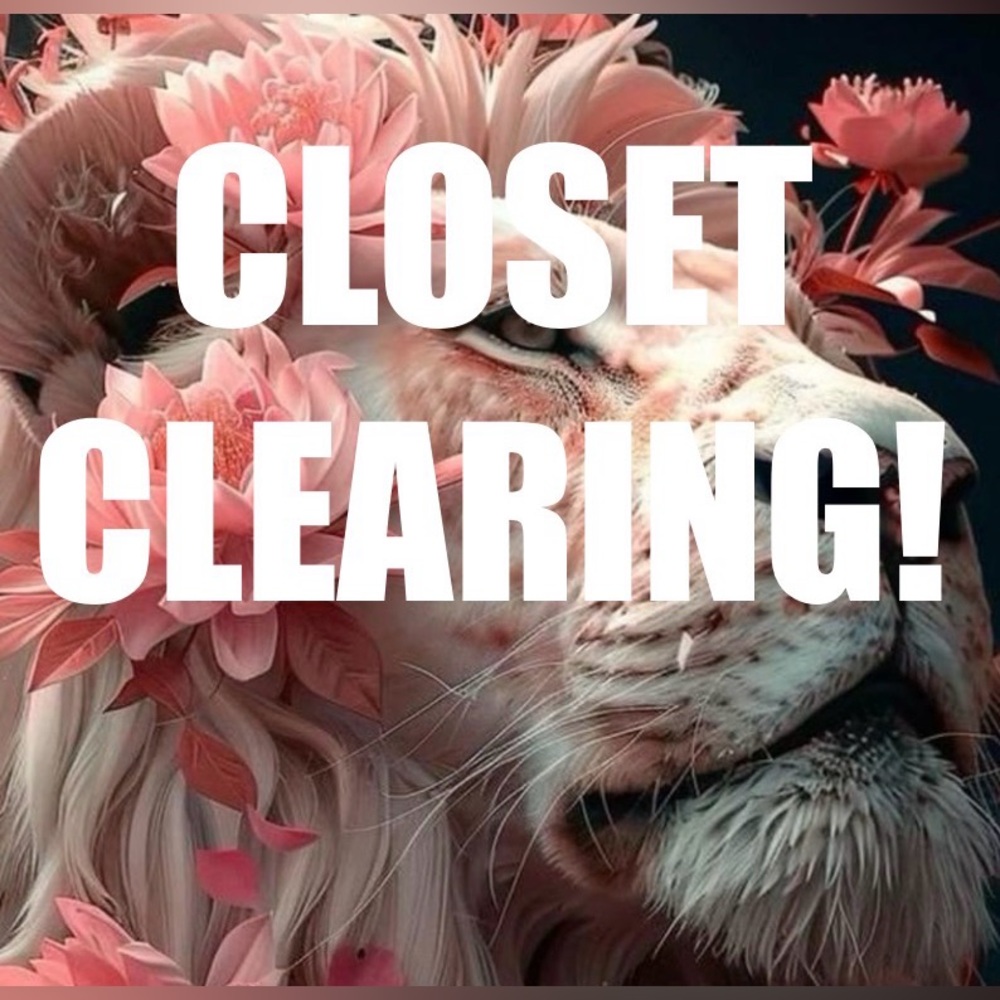 CLOSET CLEARING! Today only! All purchase ship today! All offers considered
